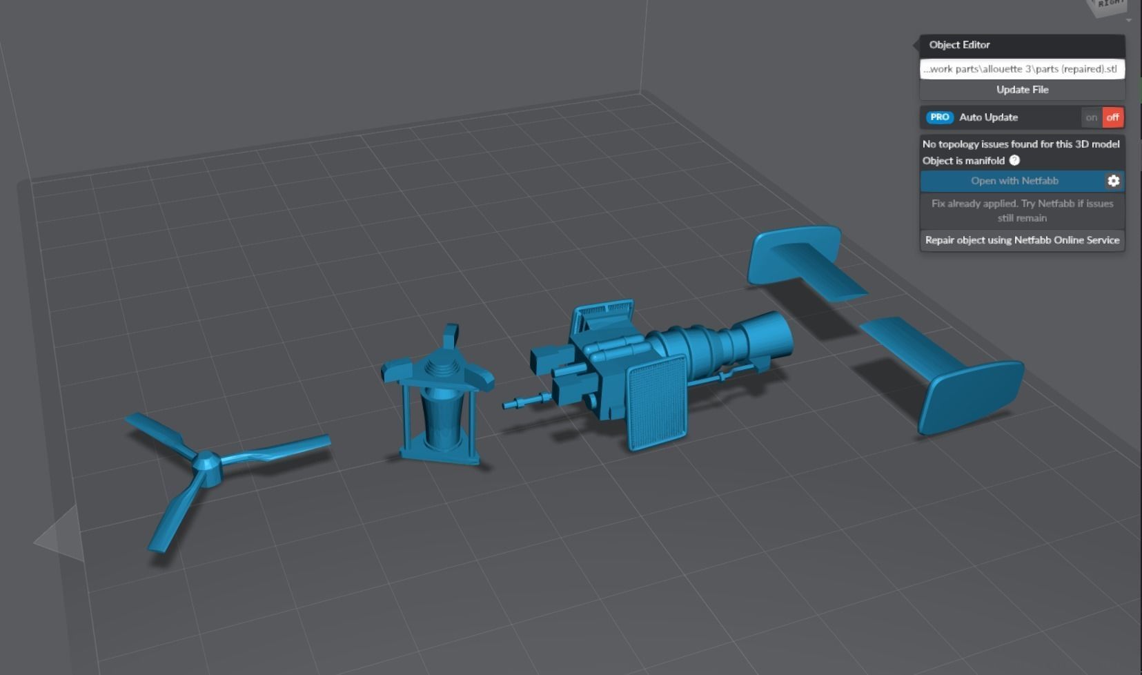 Aerospatiale Alouette III Scale Model 3D print model_6