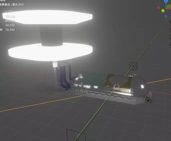 Bio silo of future technology 3D model_0