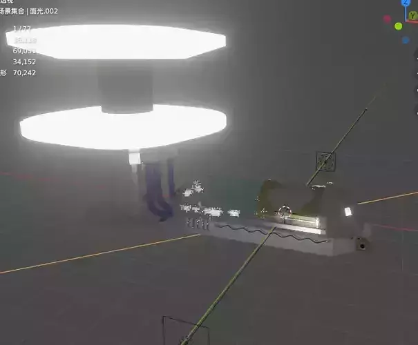 Bio silo of future technology 3D model Bio silo of future technology 3D model