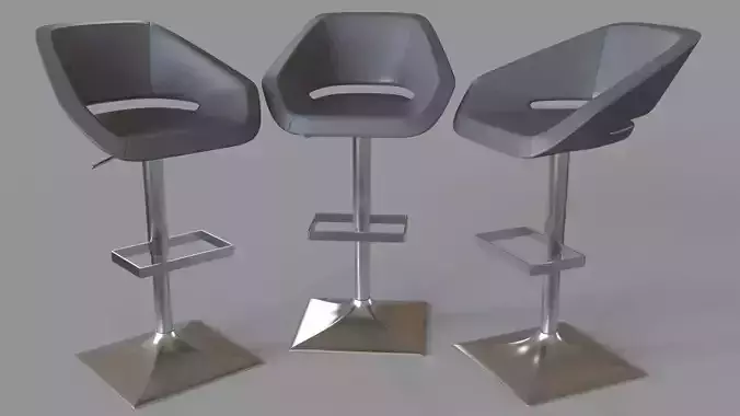 Gustavo Adjustable Barstool Graphite