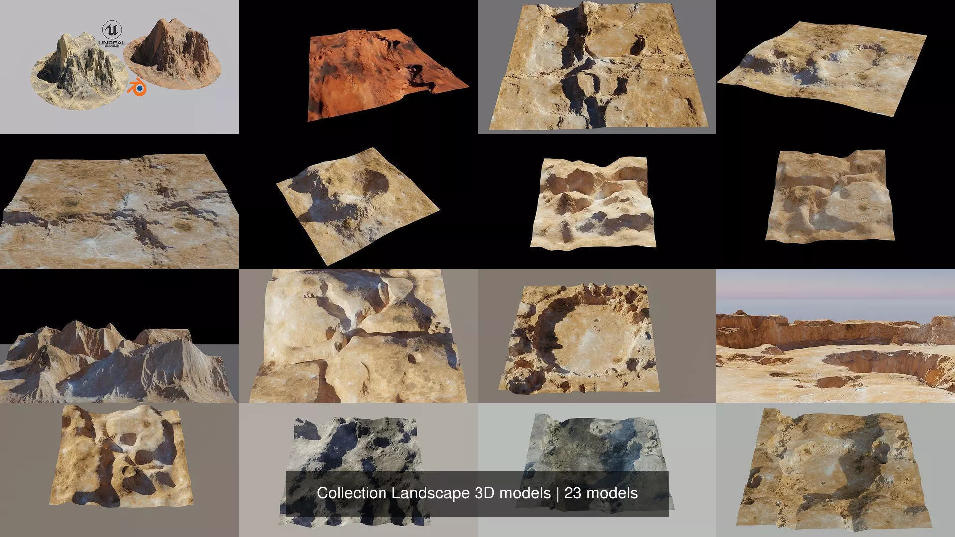 Collection Landscape 3D models _0