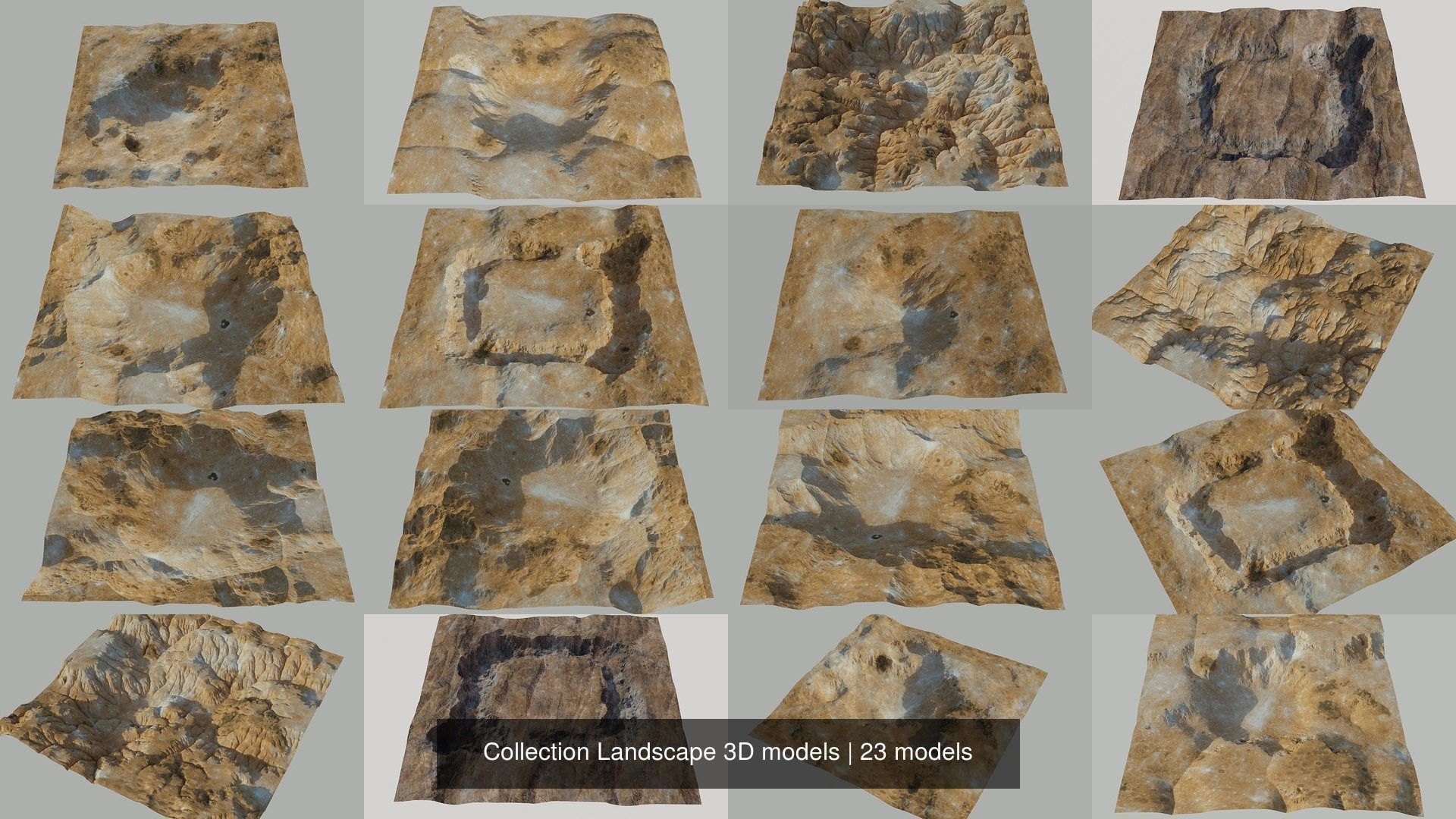 Collection Landscape 3D models _3