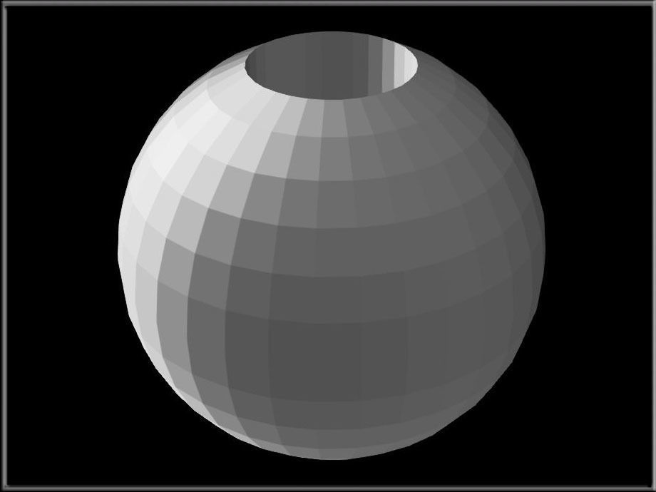 Hole Bead 03 Low-poly 3D model_4