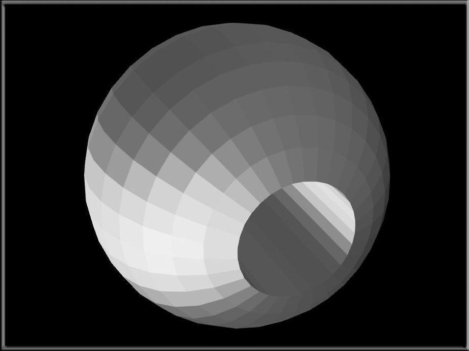 Hole Bead 03 Low-poly 3D model_2