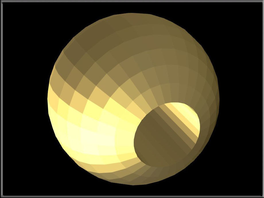 Hole Bead 03 Low-poly 3D model_1