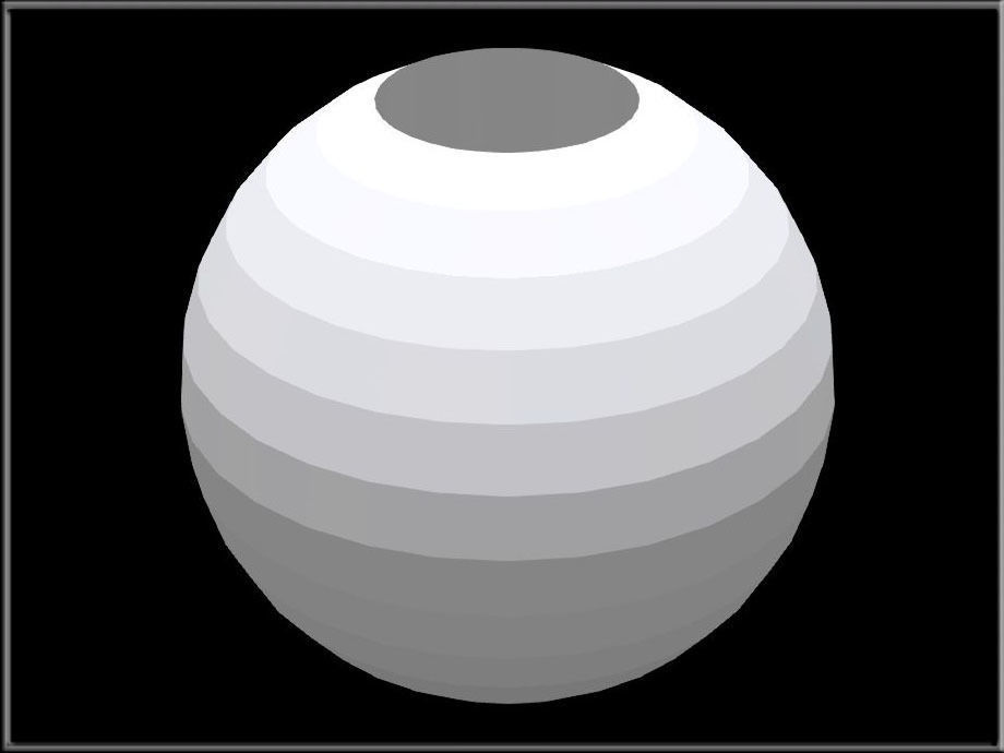 Hole Bead 03 Low-poly 3D model_5