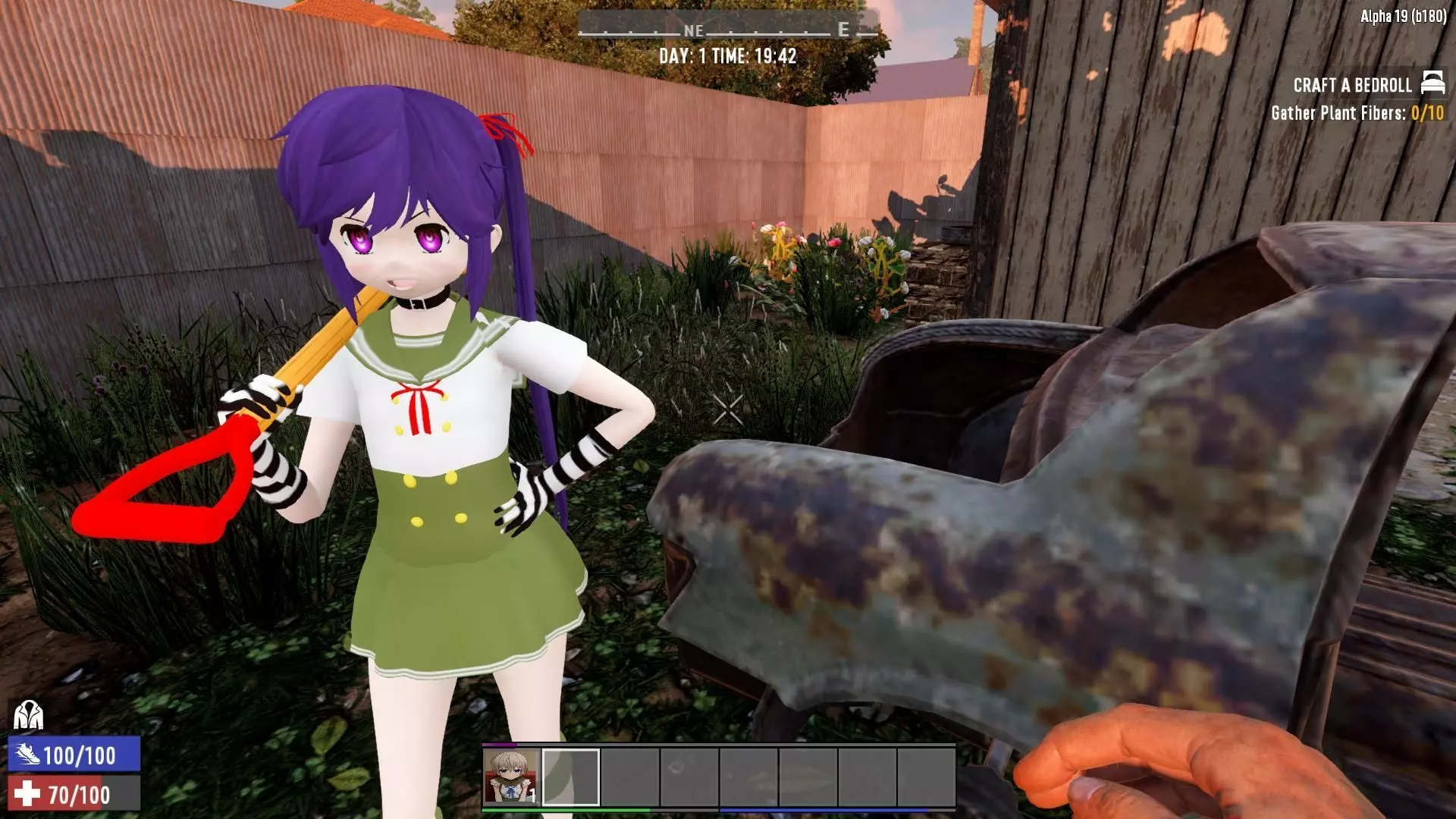 Kurumi Ebisuzawa - Gakkou Gurashi - School Live Low-poly 3D model_0