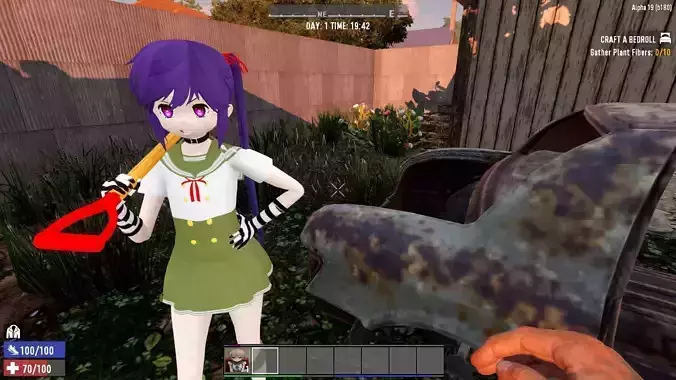 Kurumi Ebisuzawa - Gakkou Gurashi - School Live Low-poly 3D model Kurumi Ebisuzawa - Gakkou Gurashi - School Live Low-poly 3D model