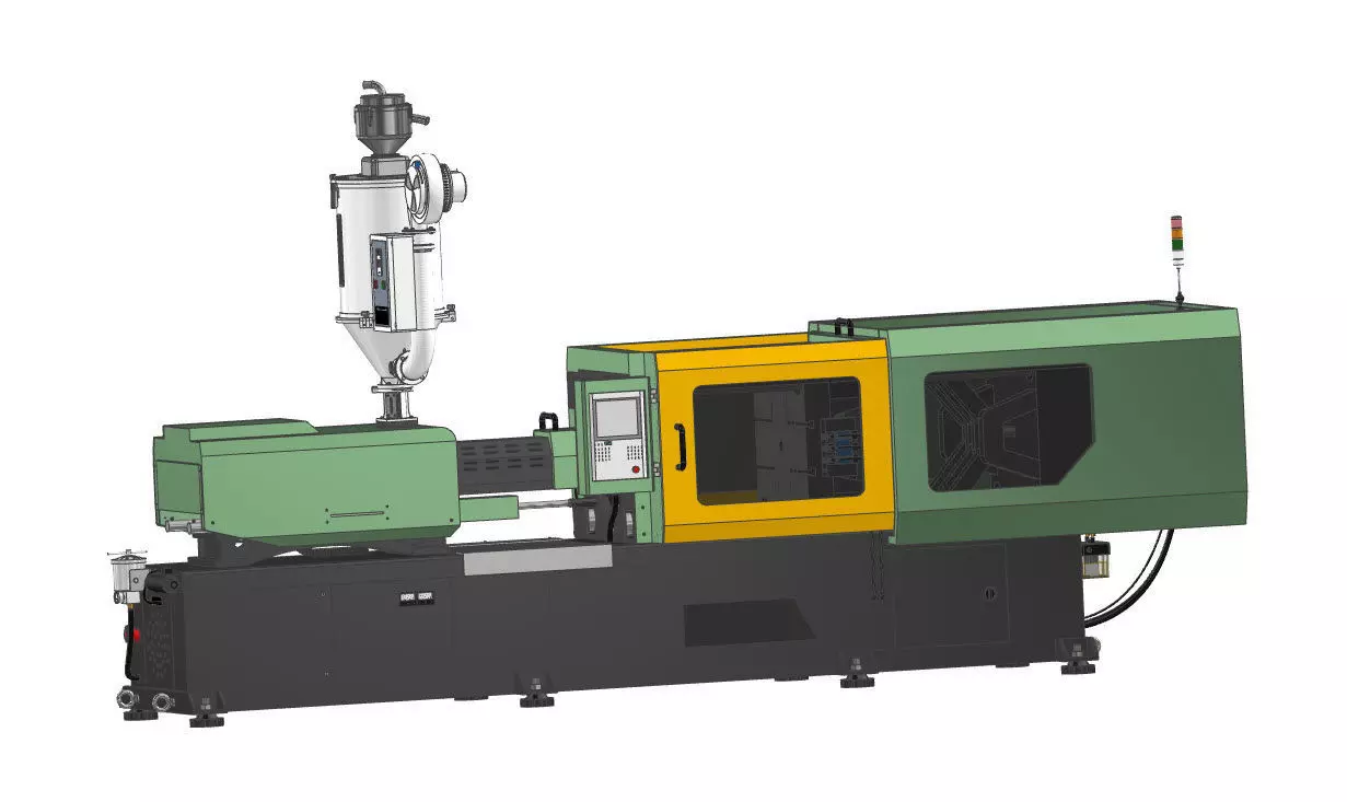 Injection Mold Machine 3D model_0