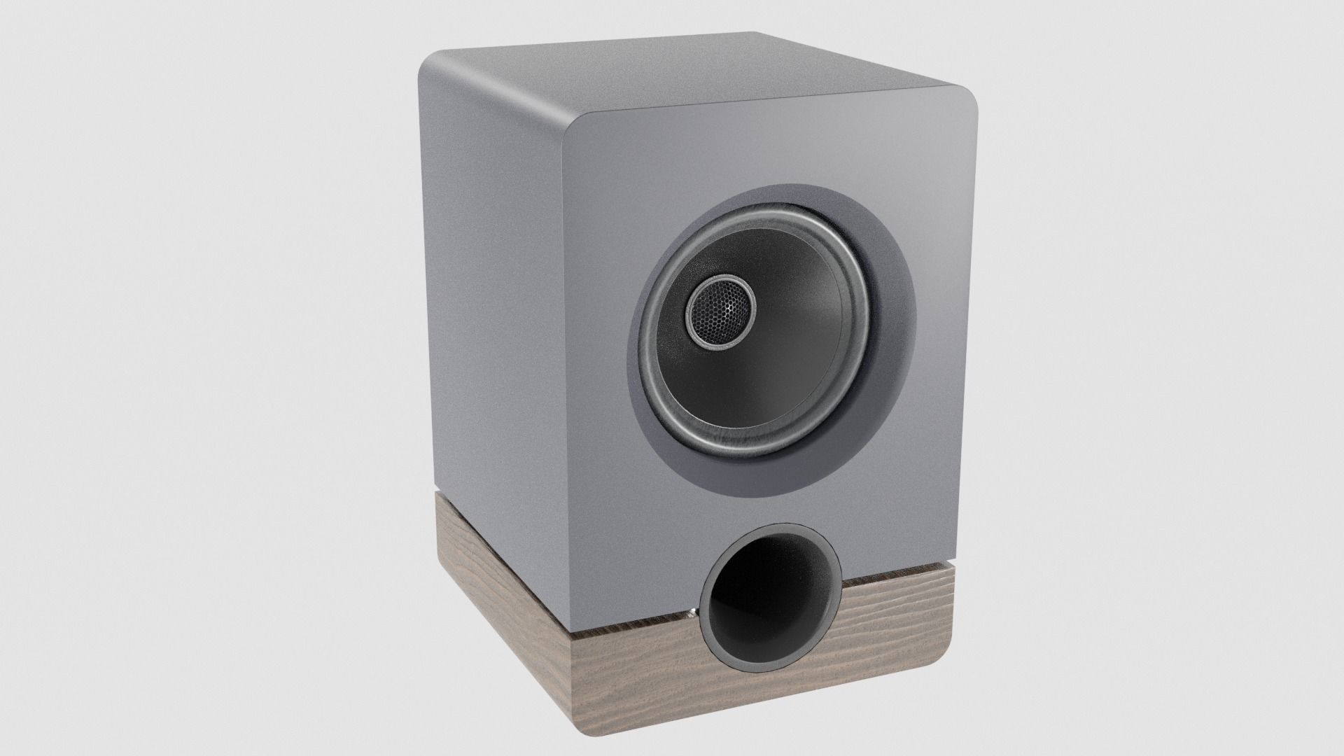 Speaker Woofer box - Blender 3d 3D model_8