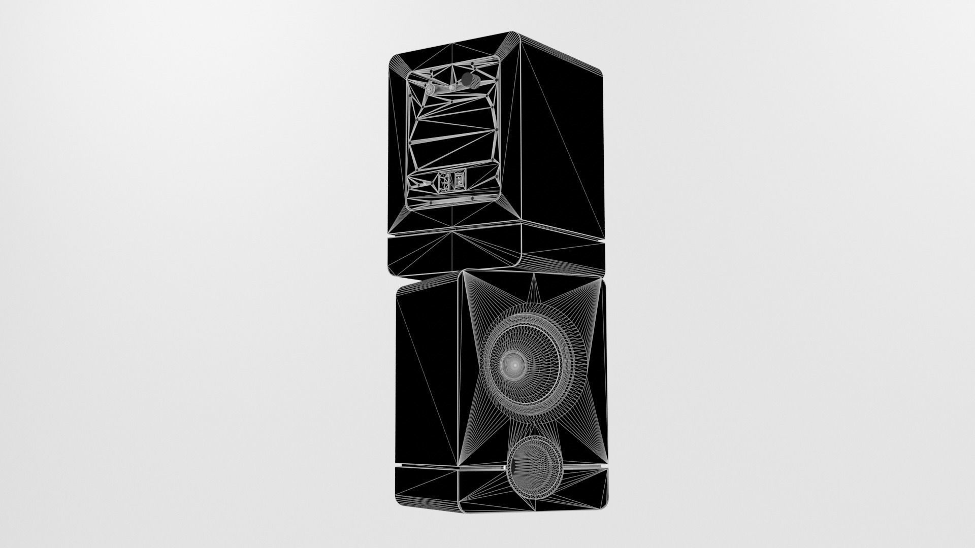 Speaker Woofer box - Blender 3d 3D model_12