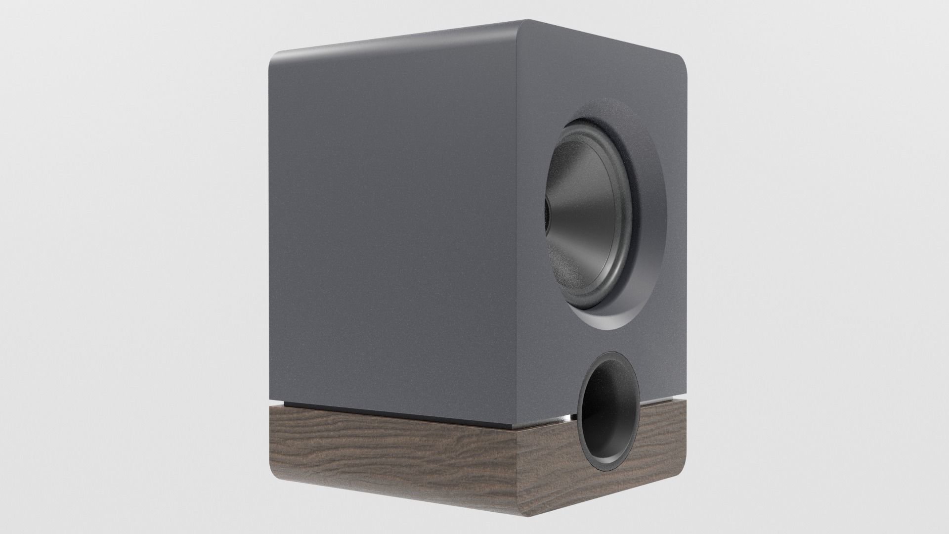 Speaker Woofer box - Blender 3d 3D model_6