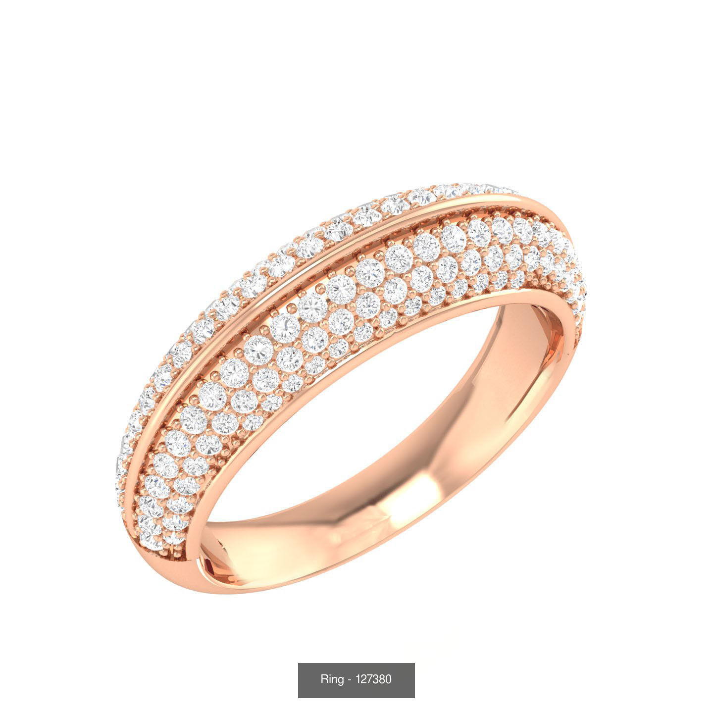 100 Bands rings  3D Model Collection_26