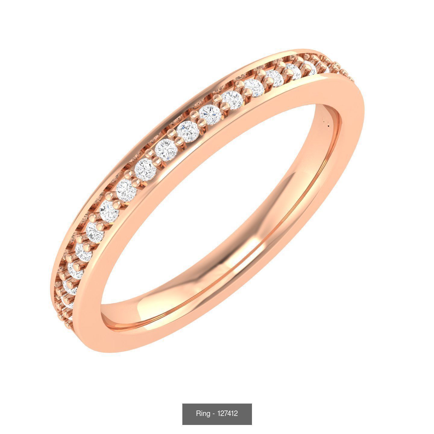 100 Bands rings  3D Model Collection_93