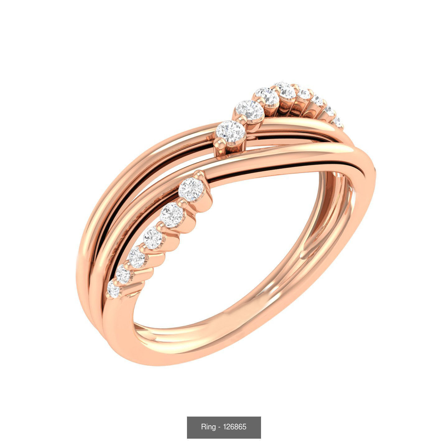 100 Bands rings  3D Model Collection_35