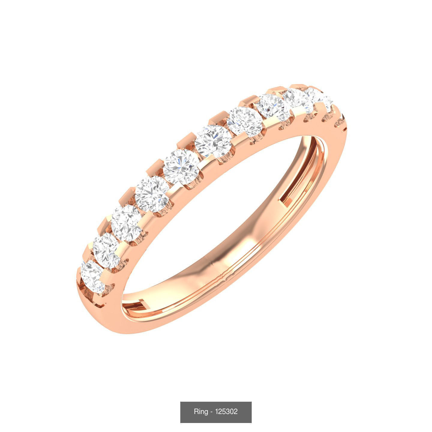 100 Bands rings  3D Model Collection_17