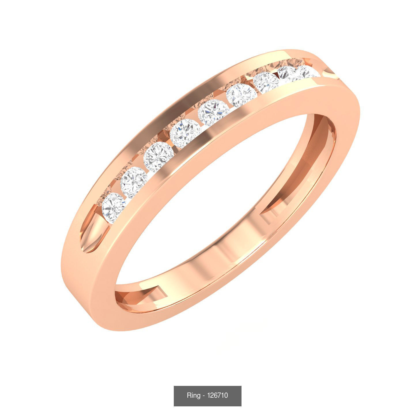 100 Bands rings  3D Model Collection_44