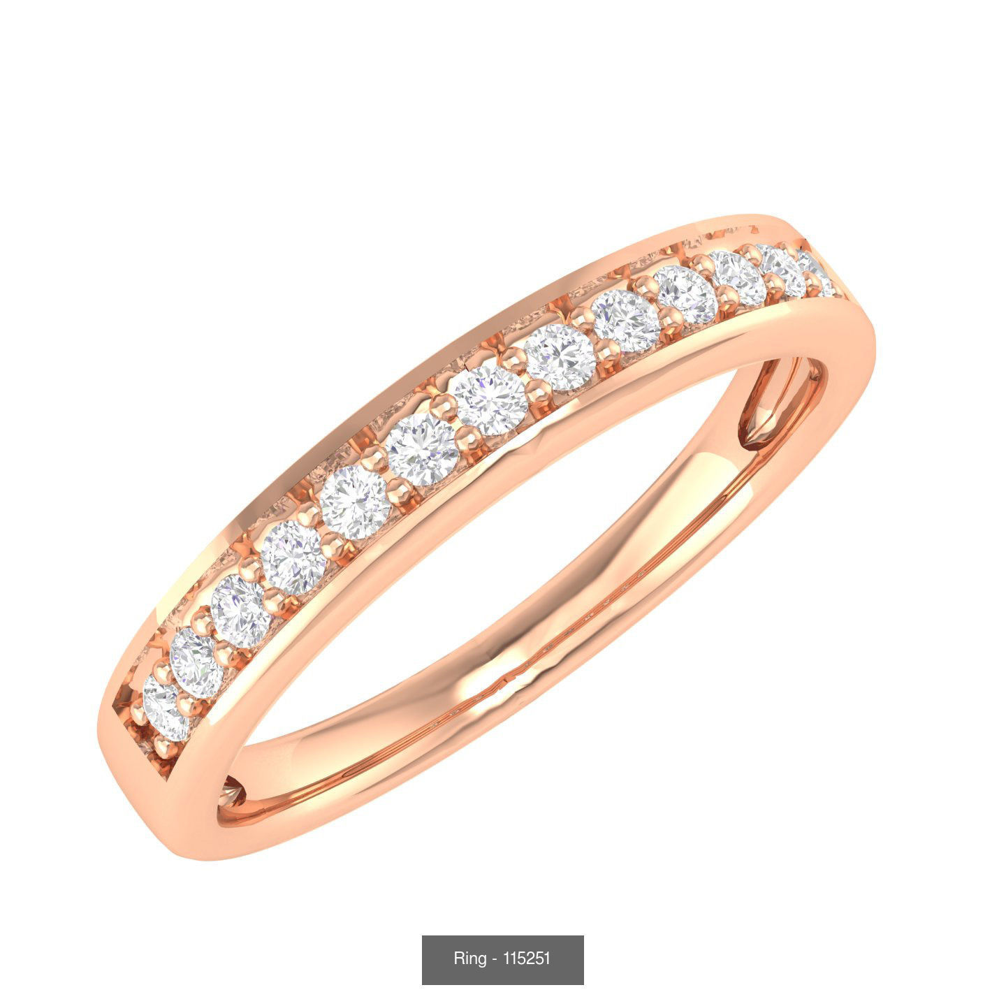 100 Bands rings  3D Model Collection_25