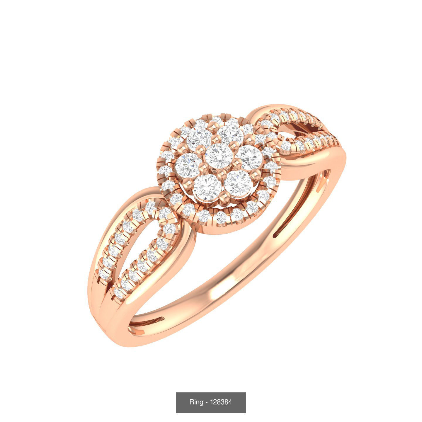 100 Bands rings  3D Model Collection_82