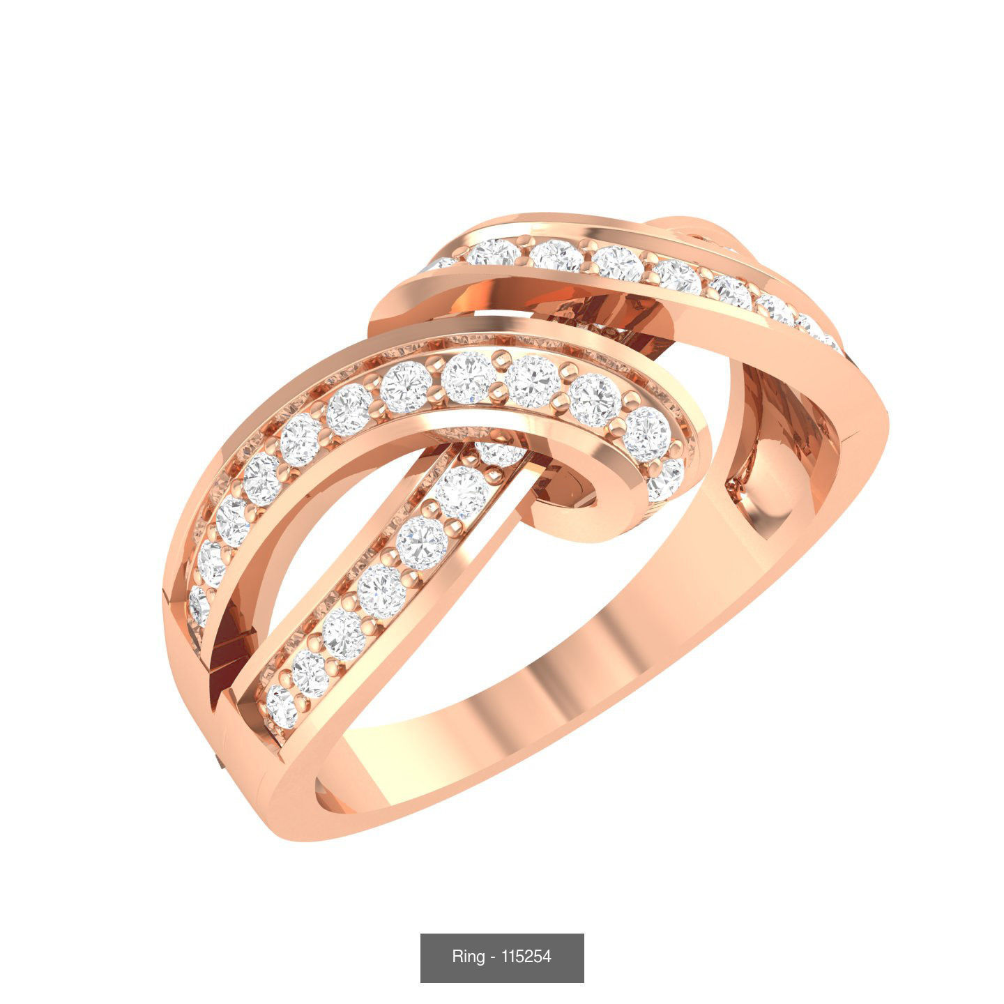 100 Bands rings  3D Model Collection_24