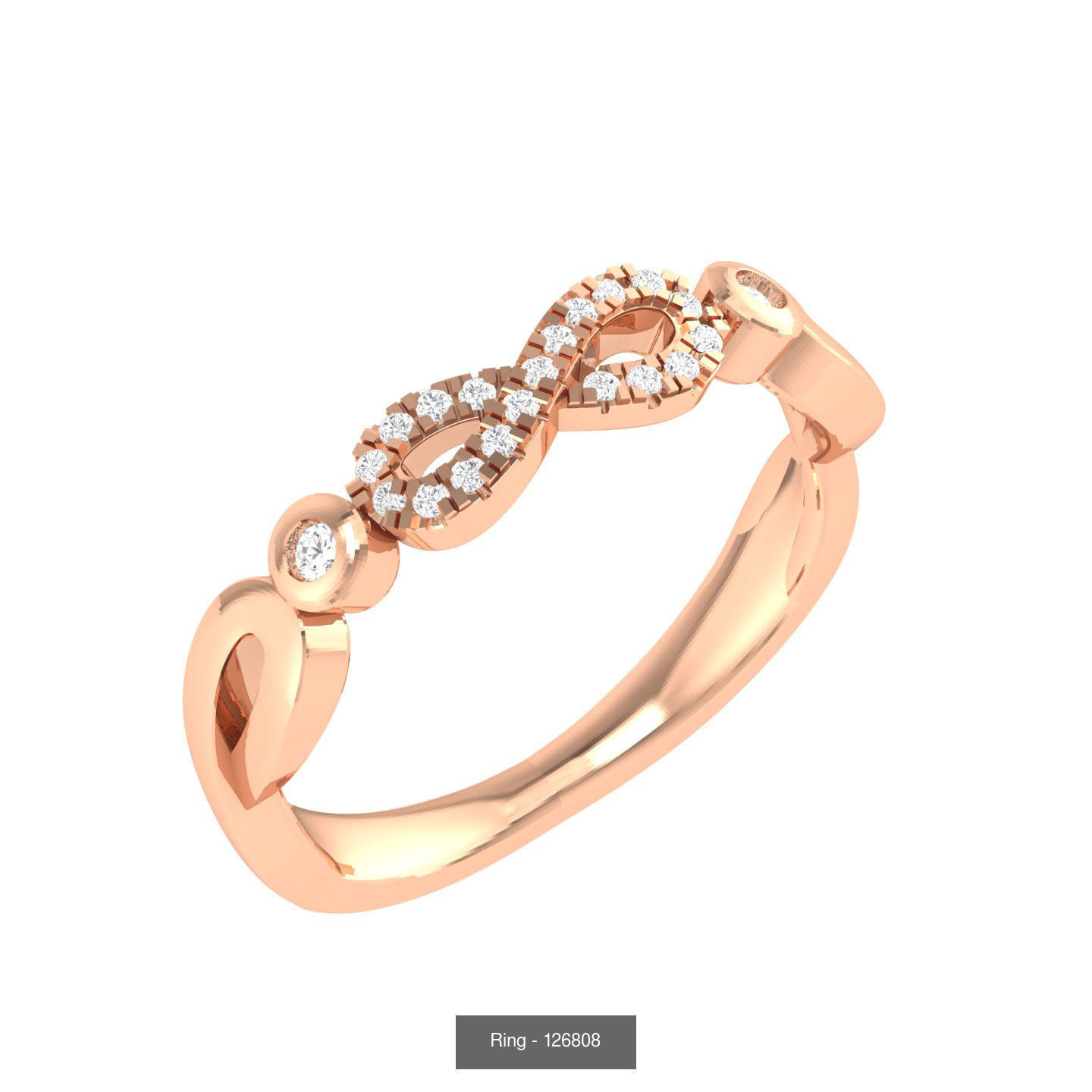 100 Bands rings  3D Model Collection_39