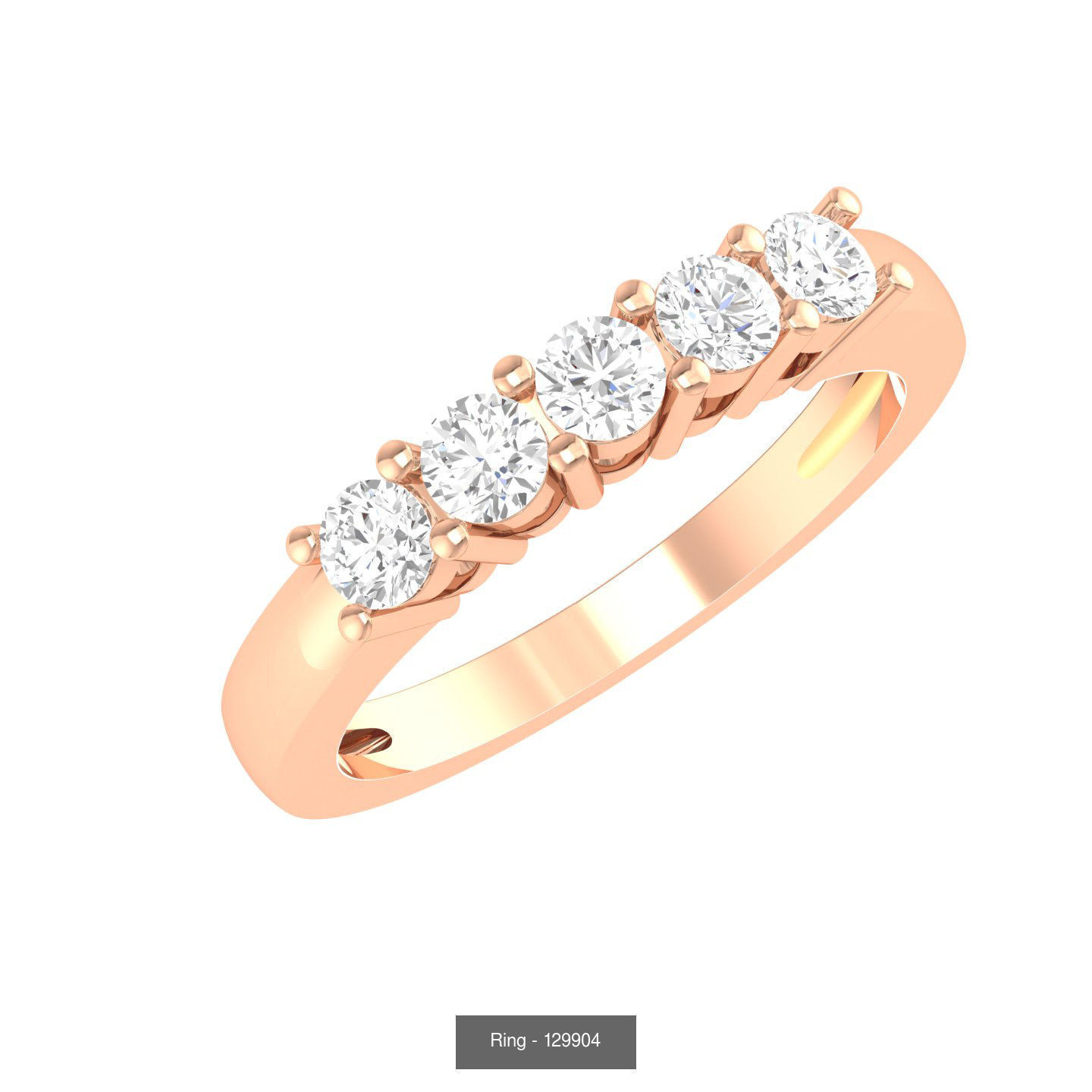 100 Bands rings  3D Model Collection_59