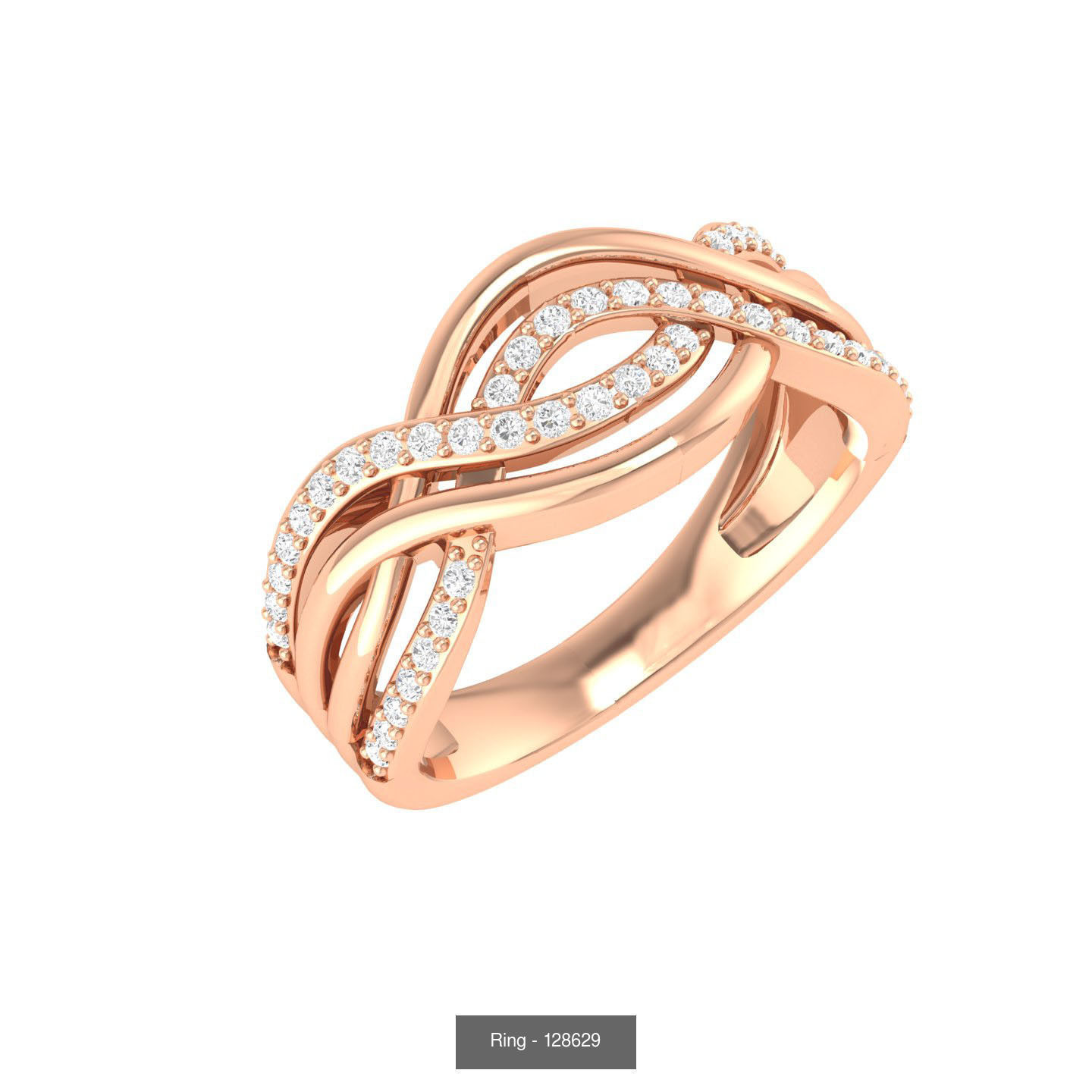 100 Bands rings  3D Model Collection_74