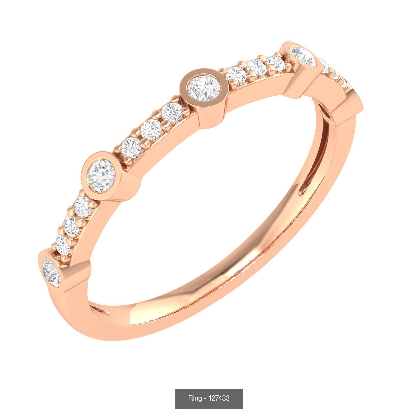 100 Bands rings  3D Model Collection_88