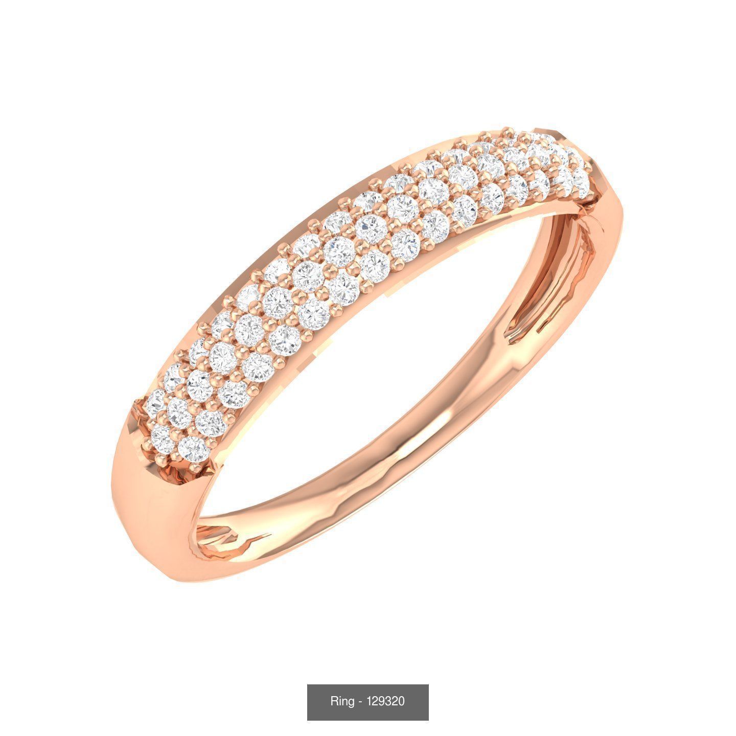 100 Bands rings  3D Model Collection_61