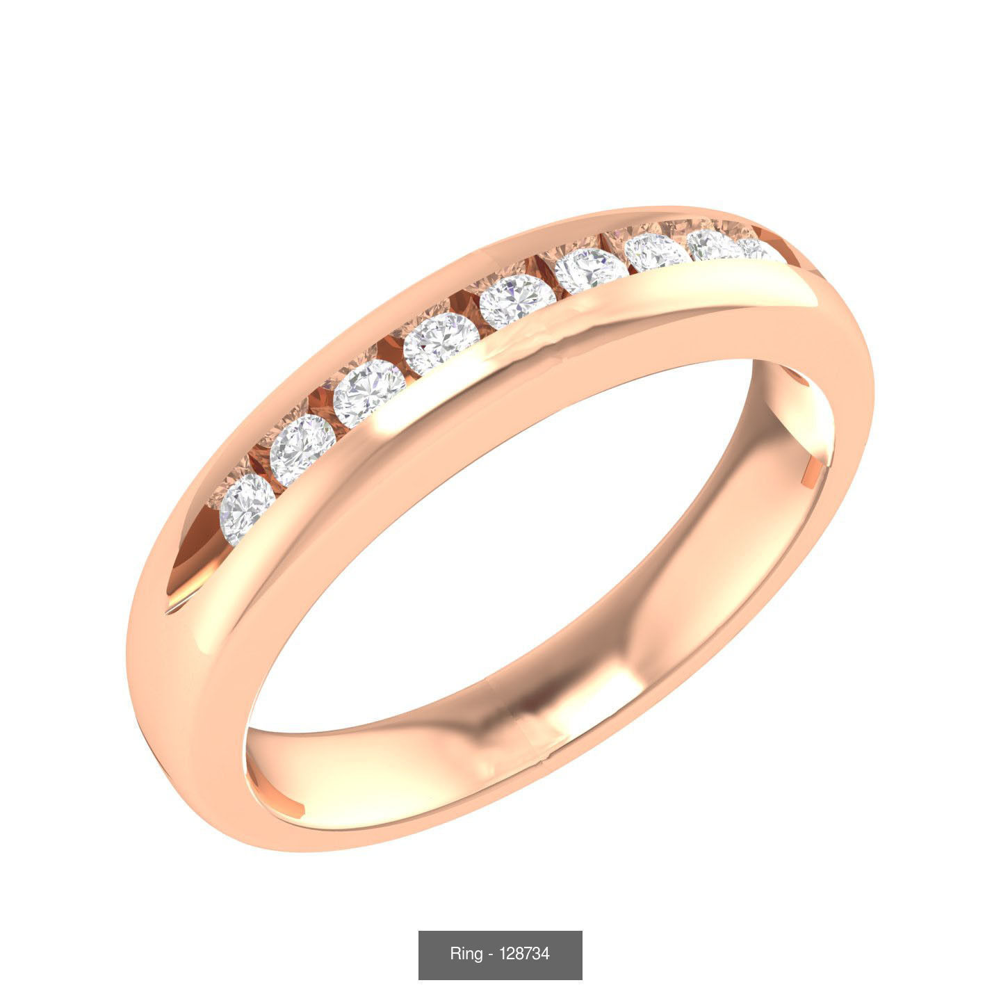 100 Bands rings  3D Model Collection_72