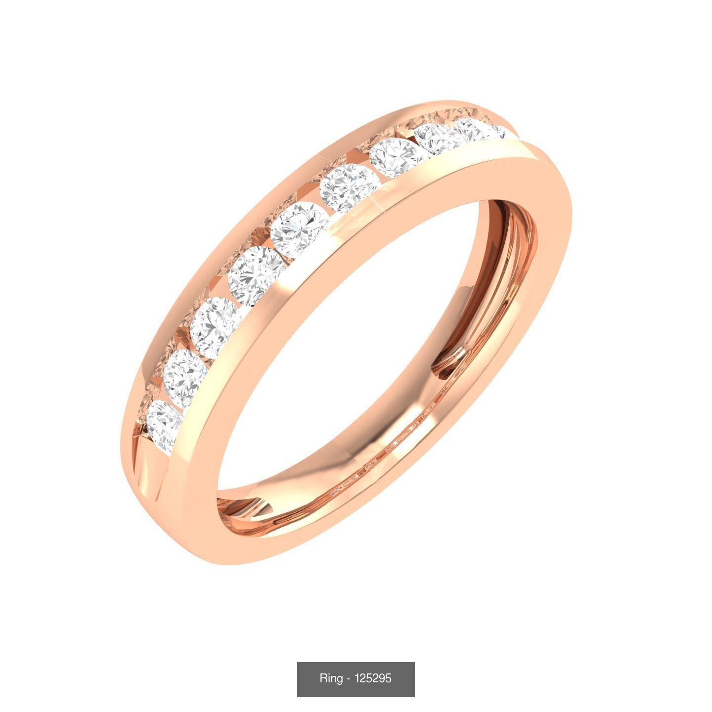 100 Bands rings  3D Model Collection_21