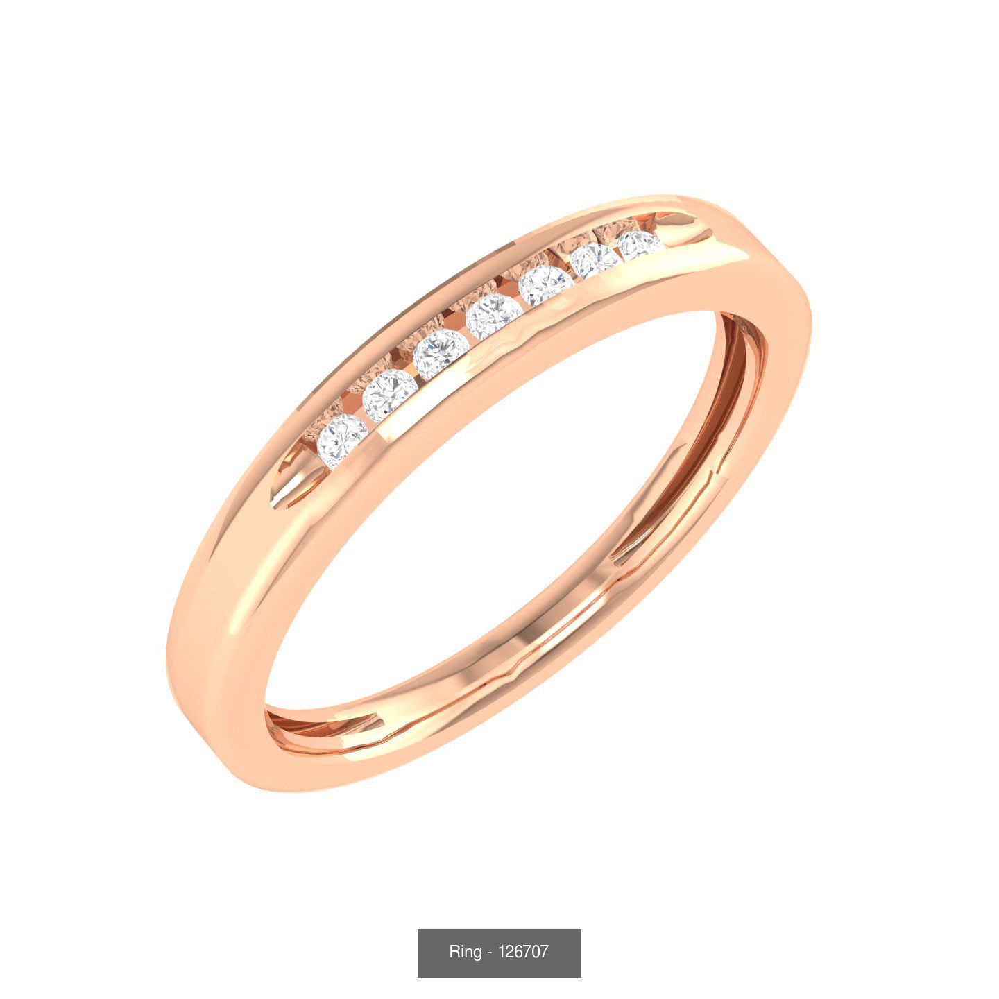 100 Bands rings  3D Model Collection_46