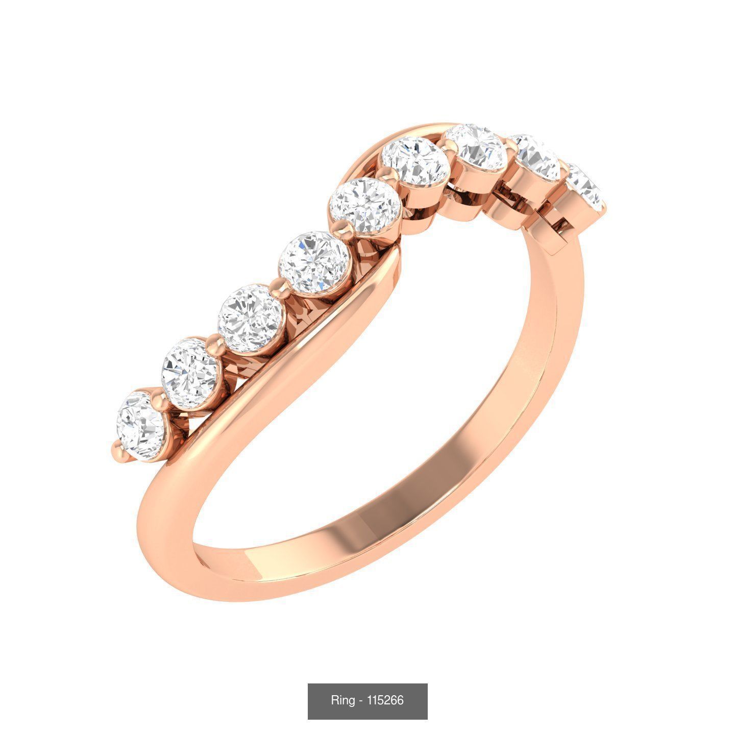 100 Bands rings  3D Model Collection_23