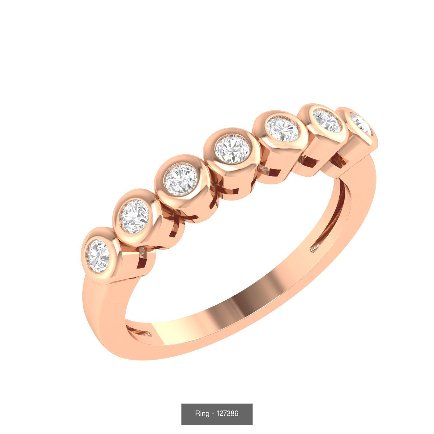 100 Bands rings  3D Model Collection_102