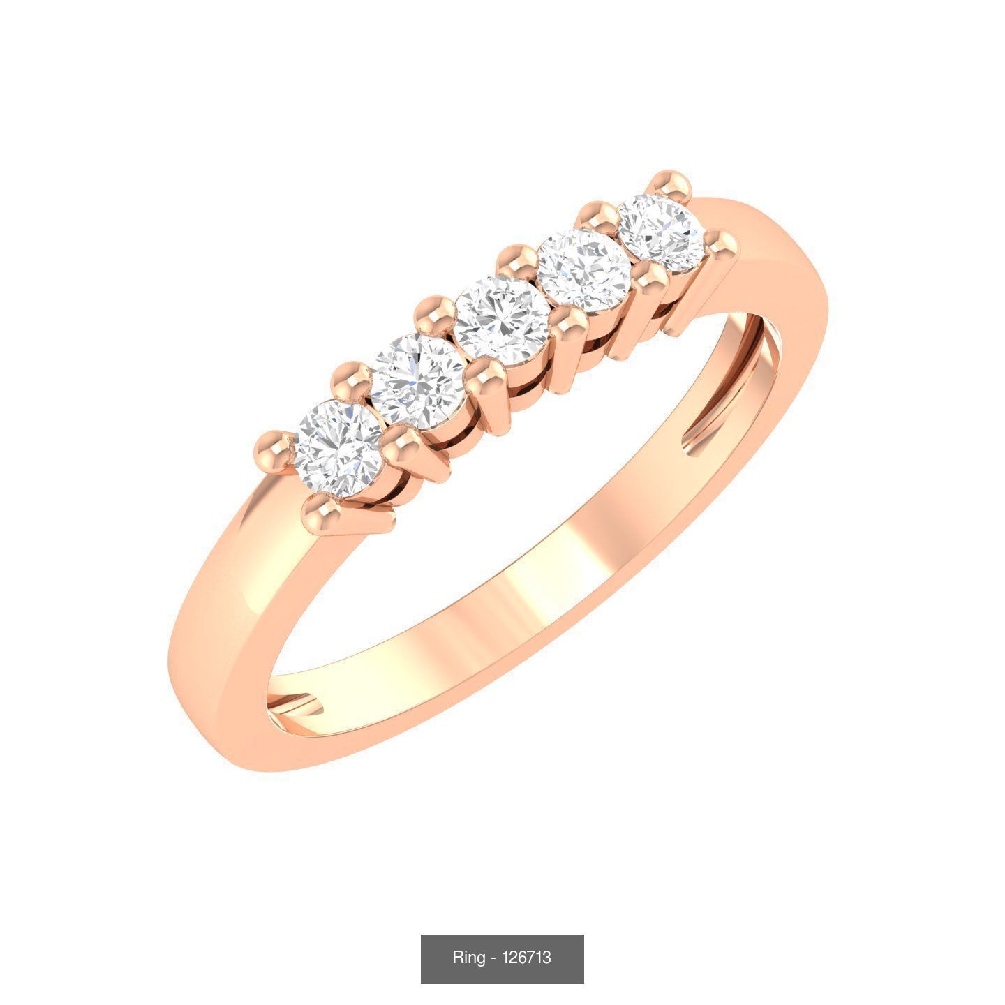 100 Bands rings  3D Model Collection_41