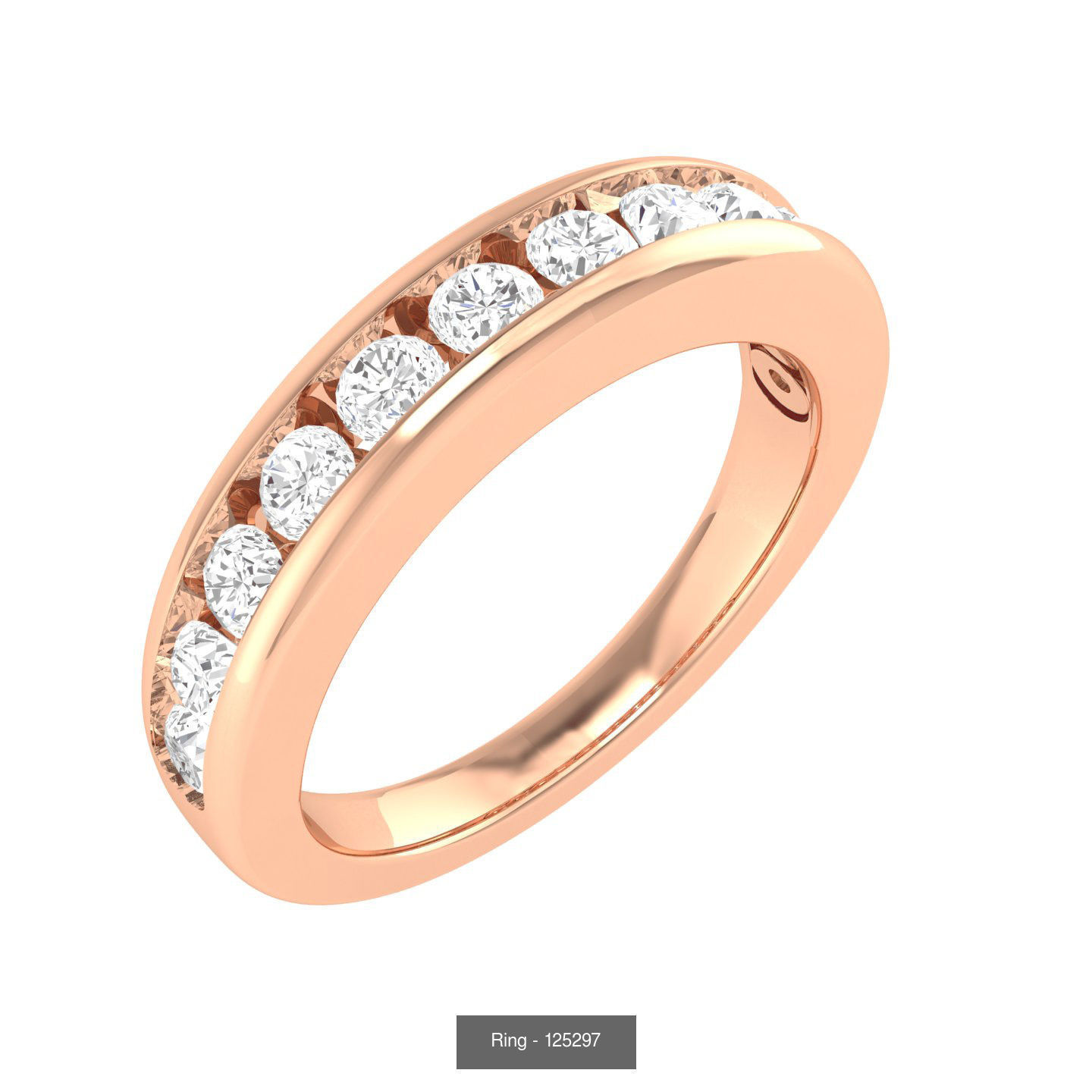 100 Bands rings  3D Model Collection_20
