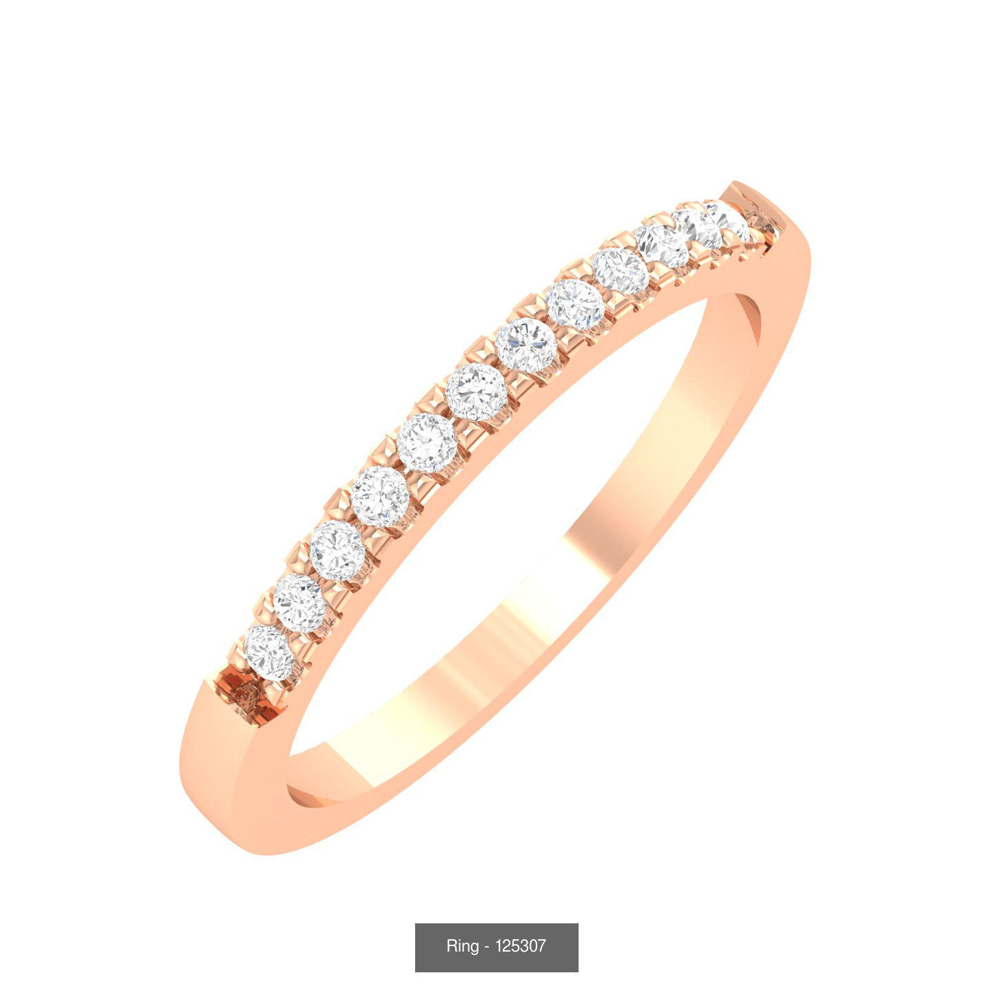 100 Bands rings  3D Model Collection_14