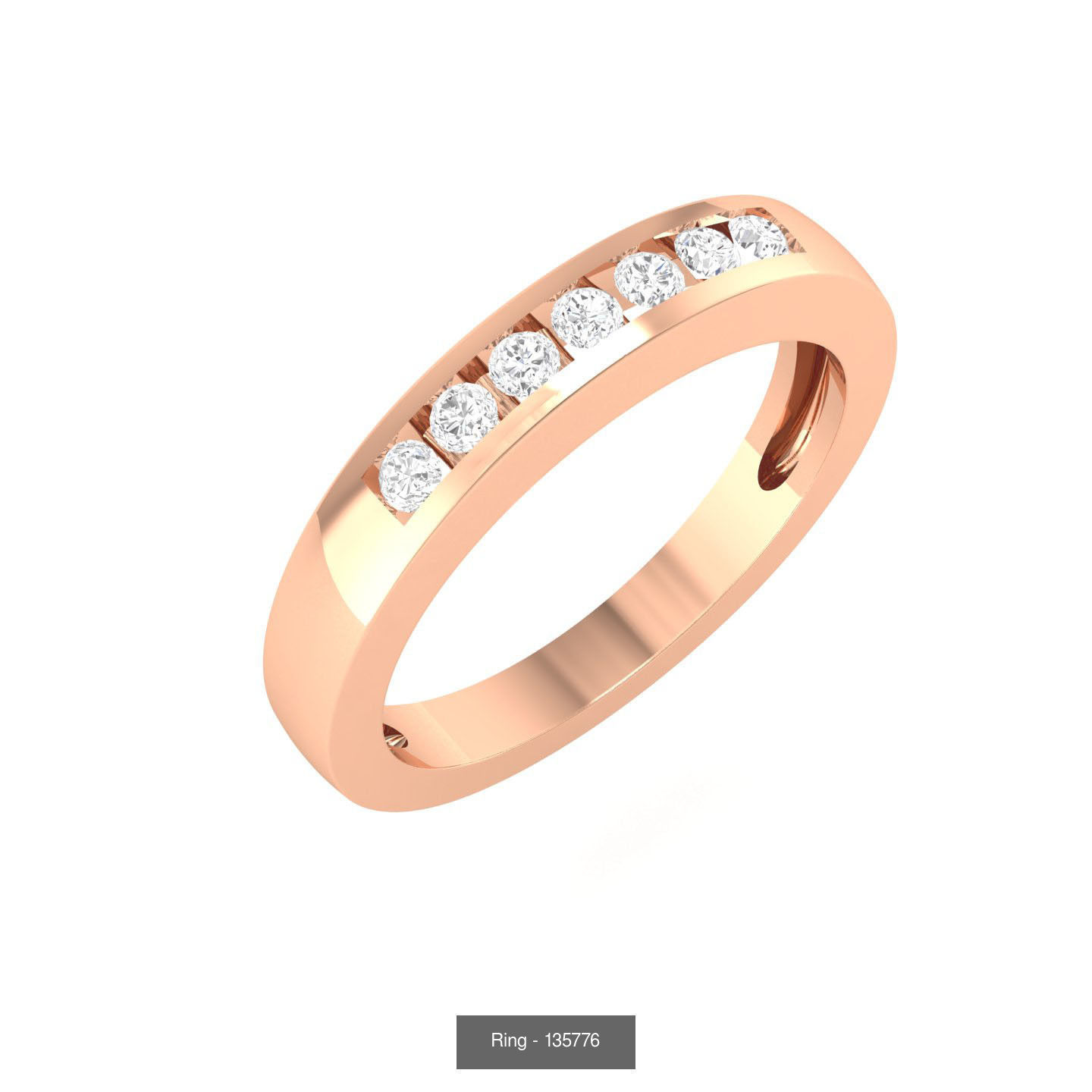 100 Bands rings  3D Model Collection_84