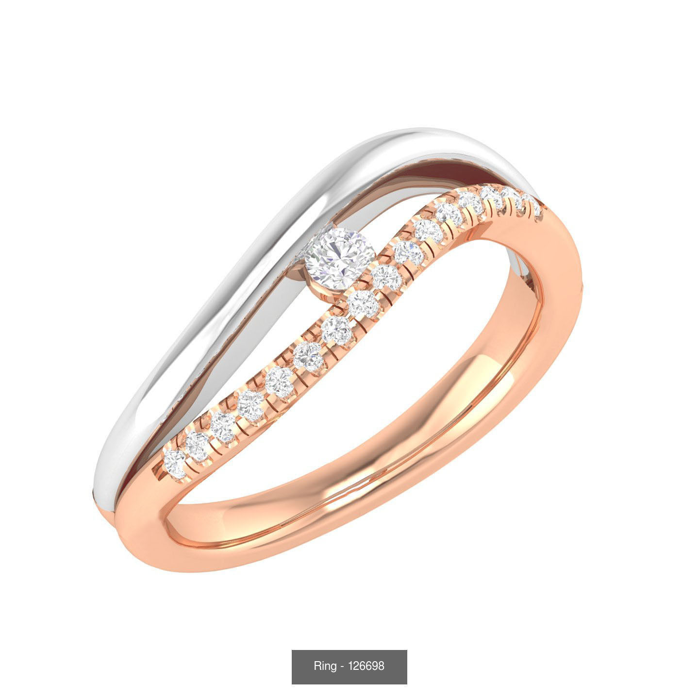 100 Bands rings  3D Model Collection_48