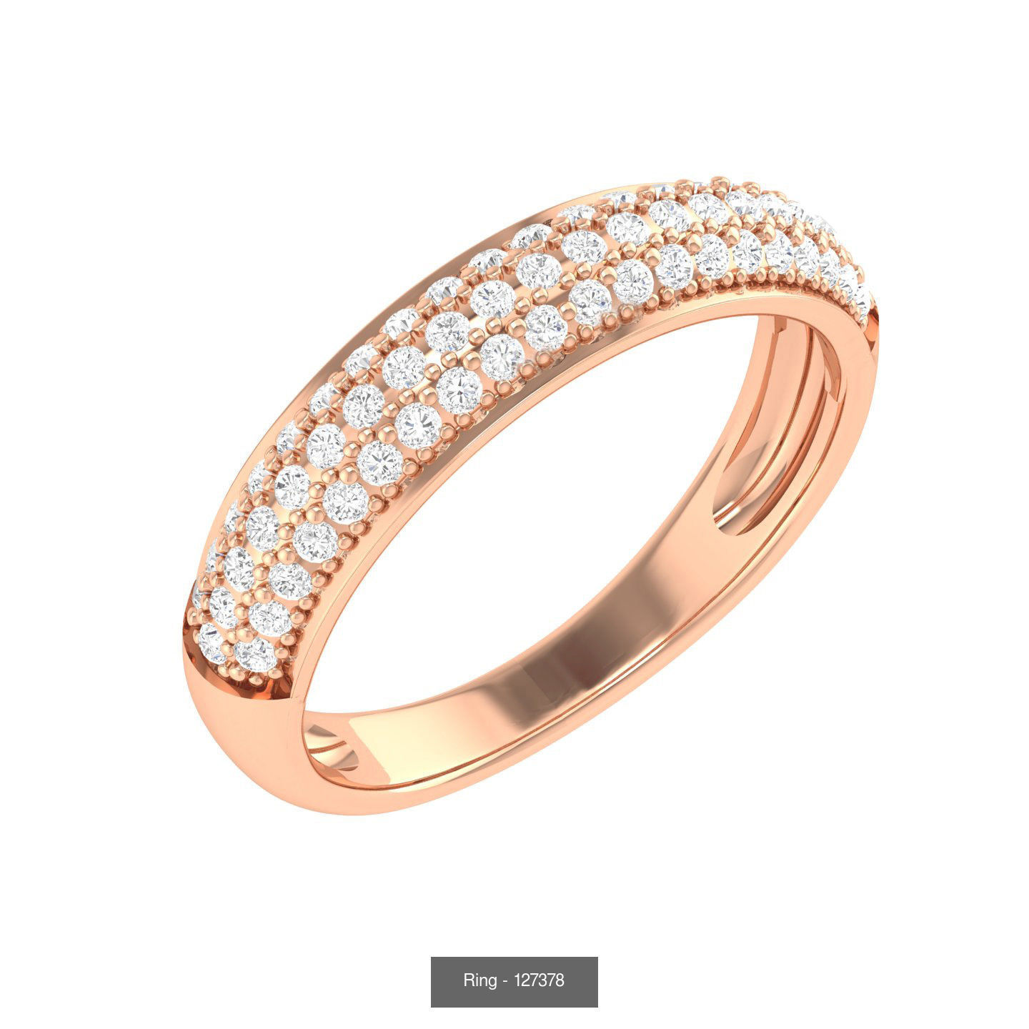 100 Bands rings  3D Model Collection_27