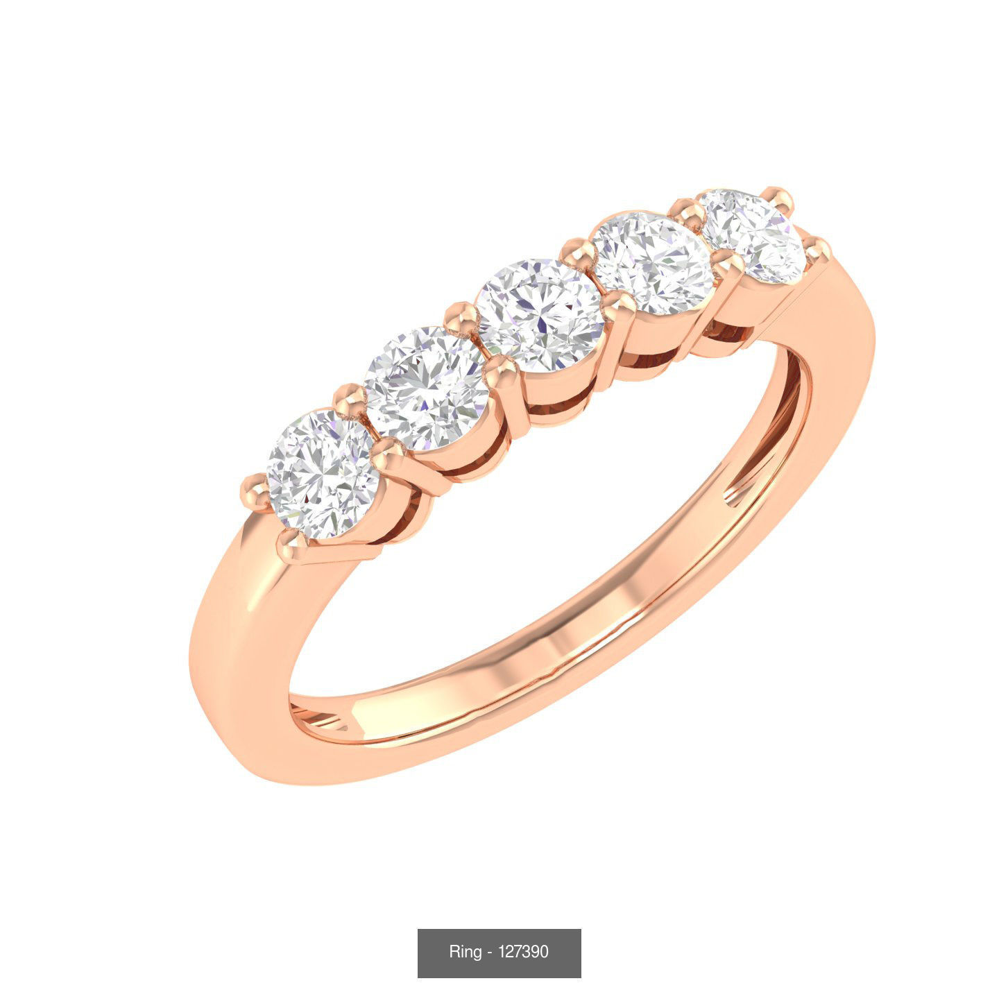 100 Bands rings  3D Model Collection_98