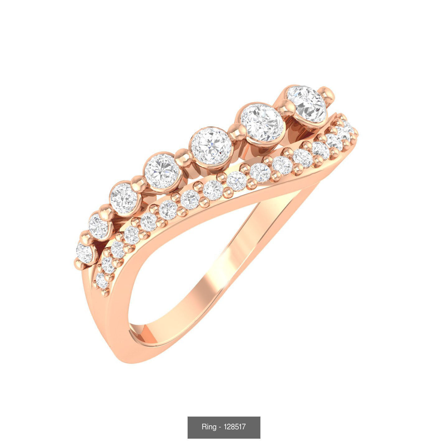 100 Bands rings  3D Model Collection_78