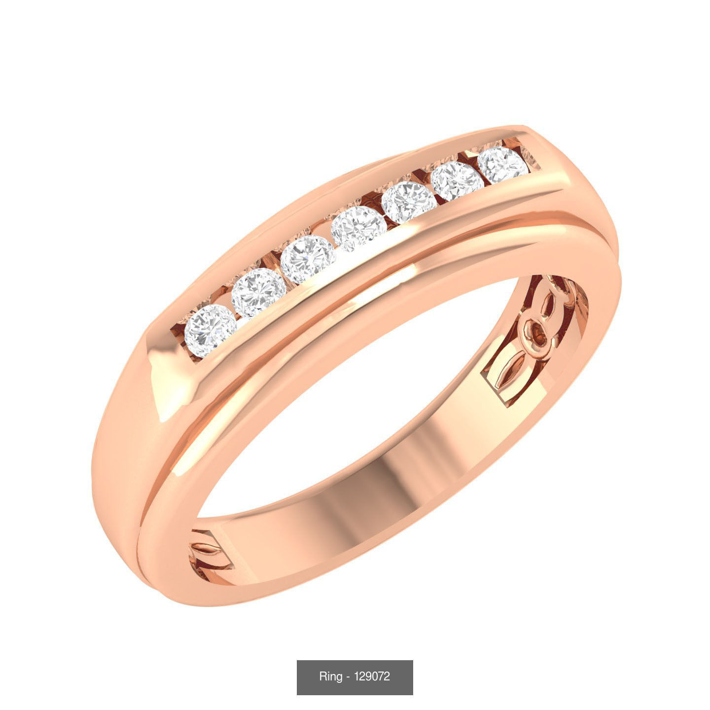 100 Bands rings  3D Model Collection_64