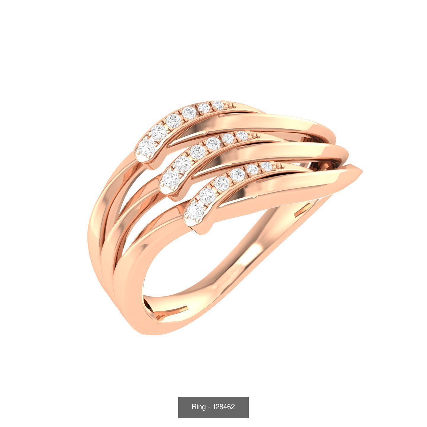 100 Bands rings  3D Model Collection_79