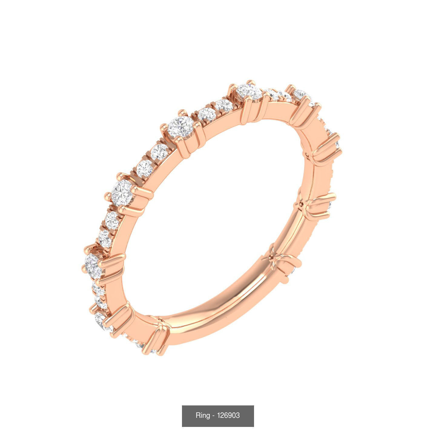 100 Bands rings  3D Model Collection_32