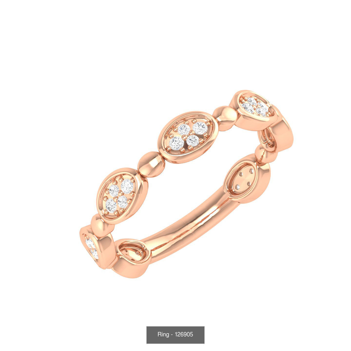 100 Bands rings  3D Model Collection_30