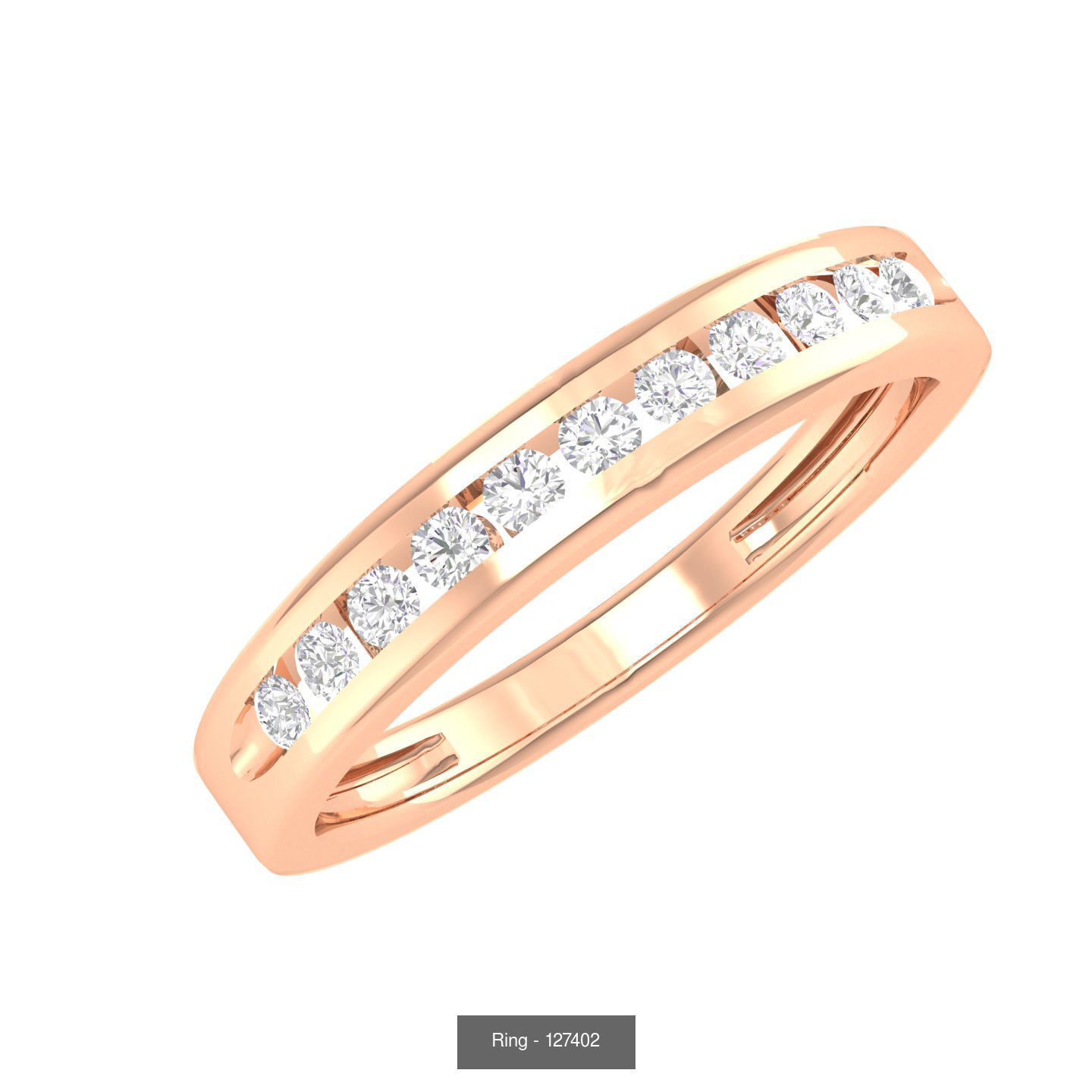 100 Bands rings  3D Model Collection_95