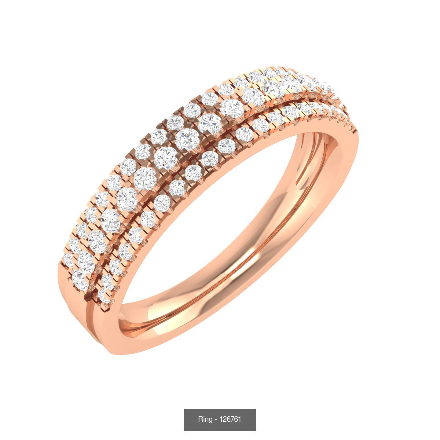 100 Bands rings  3D Model Collection_40