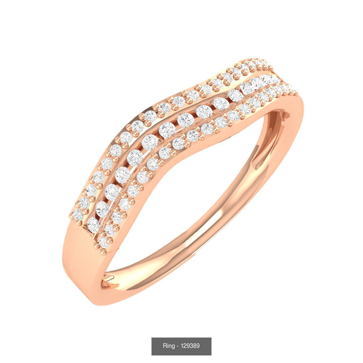 100 Bands rings  3D Model Collection_60