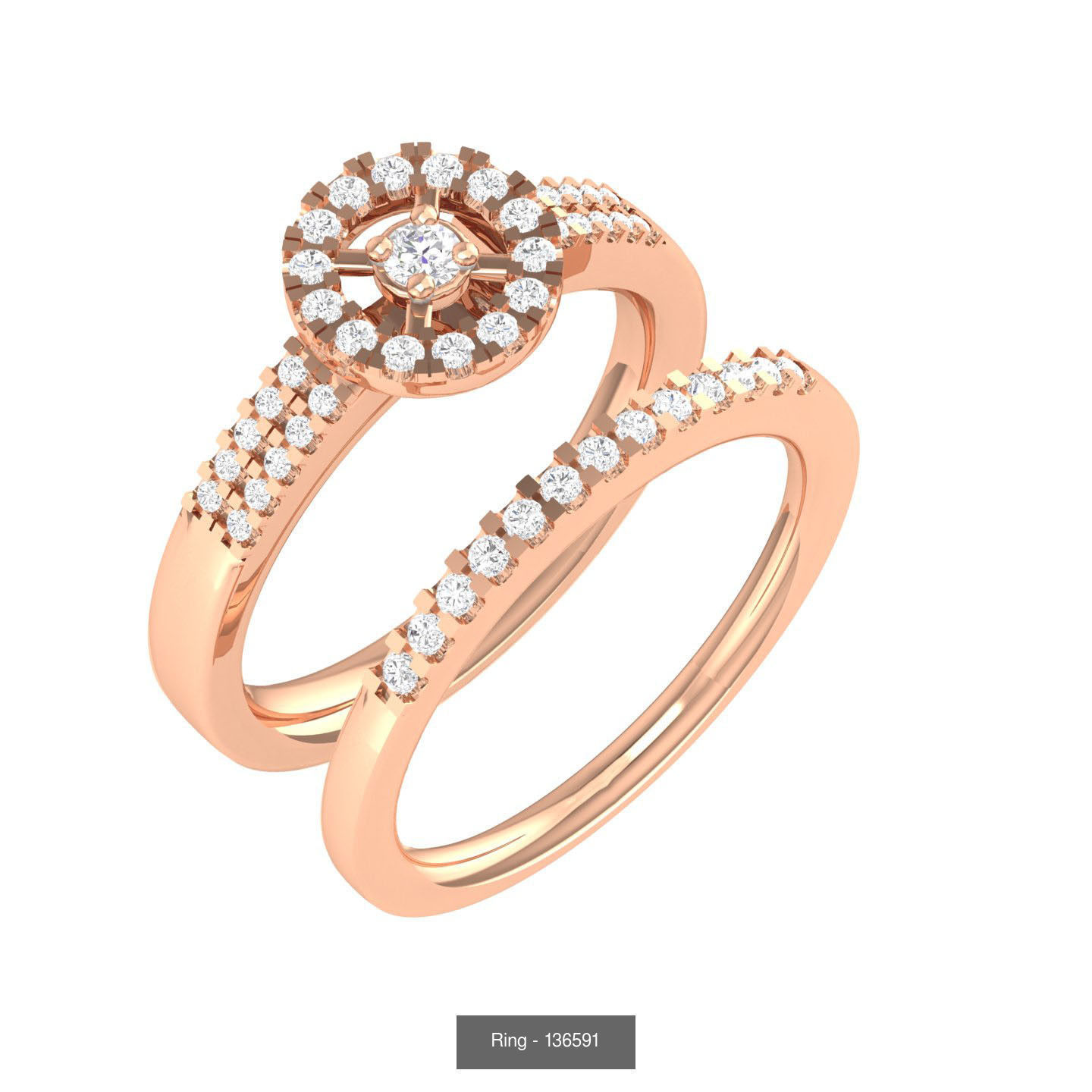 100 Bands rings  3D Model Collection_112